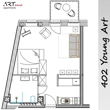 Art Trend Apartment's アパート *