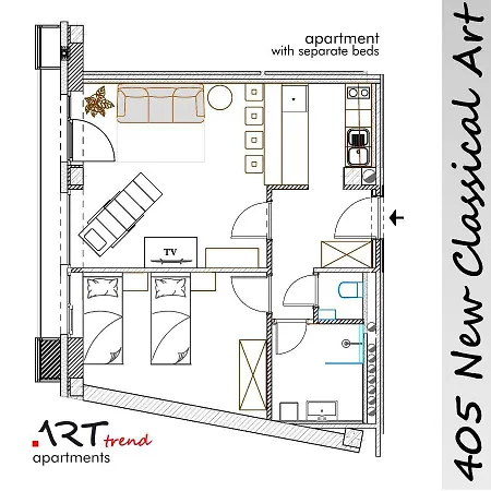 Art Trend Apartment's アパート ブダペスト