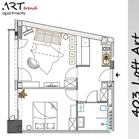 Art Trend Apartment's アパート *